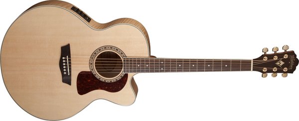 Heritage 40 Series 6 String Jumbo Acoustic Electric Guitar in Natural