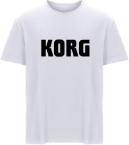 Korg Premium Graphic T-Shirt, White, Large
