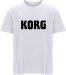 Korg Premium Graphic T-Shirt, White, Large