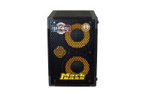 2×10” 400W 4 Ohm Neodymium Custom Bass Amp Cabinet With Hi-fi Tweeter, Black