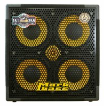 4×10” 800W 4 Ohm Neodymium Custom Bass Amp Cabinet With Hi-fi Tweeter, Black
