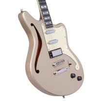 Premier Bedford Offset Solid Body Electric Guitar, Desert Gold
