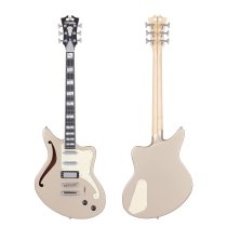 Premier Bedford Offset Solid Body Electric Guitar, Desert Gold