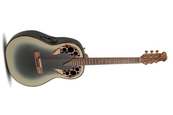 Adamas Acoustic/Electric Guitar 1687GT Deep Non-Cutaway, Reverse Beige Burst
