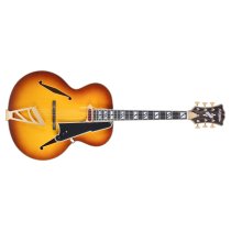 Excel Style B Hollow Body Electric Guitar, Dark Iced Tea Burst