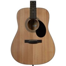 Dreadnought Acoustic Guitar, Natural (Retail Packaging)