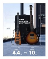 Electric Guitar for Travel and Silent Practice, Natural