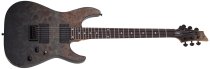 C-1 Standard Electric Guitar, Black Fade Burst Burl
