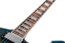 E-1 Electro-Resin Electric Guitar, Transparent Blue