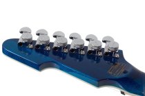 E-1 Electro-Resin Electric Guitar, Transparent Blue
