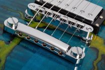 E-1 Electro-Resin Electric Guitar, Transparent Blue