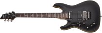 Demon-6 FR S Left-Handed Electric Guitar, Aged Black Satin