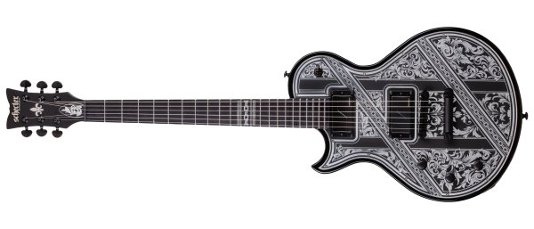 Solo-II Pryzm Palladium Left-Handed Electric Guitar, Gloss Black