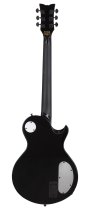 Solo-II Pryzm Palladium Left-Handed Electric Guitar, Gloss Black