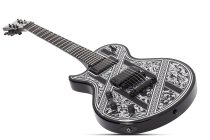 Solo-II Pryzm Palladium Left-Handed Electric Guitar, Gloss Black