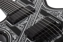 Solo-II Pryzm Palladium Left-Handed Electric Guitar, Gloss Black