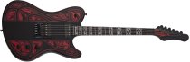 Ultra Przym Mercury Rose Electric Guitar, Gloss Black