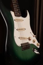 Custom Shop Joe Bonamassa Greenburst Stratocaster Set