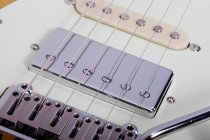 Nick Johnston Traditional 10th Anniversary HSS Electric Guitar, Atomic Saffron