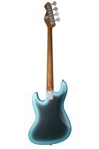 4-String Electric Bass with Deluxe Gig Bag, High-Gloss Metallic Dark Blue Finish