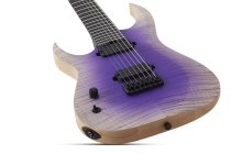 John Browne Tao-7 Left-Handed 7-String Electric Guitar, Ozone Burst