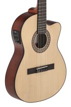 Caballero by MR Principio Series Stage Slim Body Electric / Acoustic Guitar, Natural