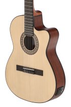 Caballero by MR Principio Series Stage Slim Body Electric / Acoustic Guitar, Natural