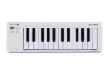 Compact 25-Key USB - MIDI Controller, White
