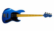 4-String GV GLOXY GOG Series Passive Electric Bass MP FC With Gig Bag, Blue Sky