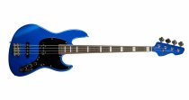 4-String GV GLOXY GOG Series Passive Electric Bass RW FC With Gig Bag, Blue Sky
