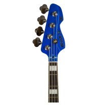 4-String GV GLOXY GOG Series Passive Electric Bass RW FC With Gig Bag, Blue Sky
