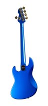 5-String GV GLOXY GOG Series Passive Electric Bass MP FC With Gig Bag, Blue Sky