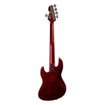 5-String GV GLOXY GOG Series Passive Electric Bass MP FC With Gig Bag, Red Passion