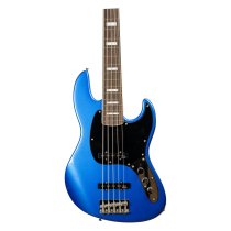 5-String GV GLOXY GOG Series Passive Electric Bass RW FC With Gig Bag, Blue Sky