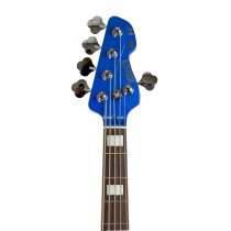 5-String GV GLOXY GOG Series Passive Electric Bass RW FC With Gig Bag, Blue Sky