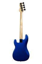 JB-Style 4-String Poplar Body Bass, Blue Sky