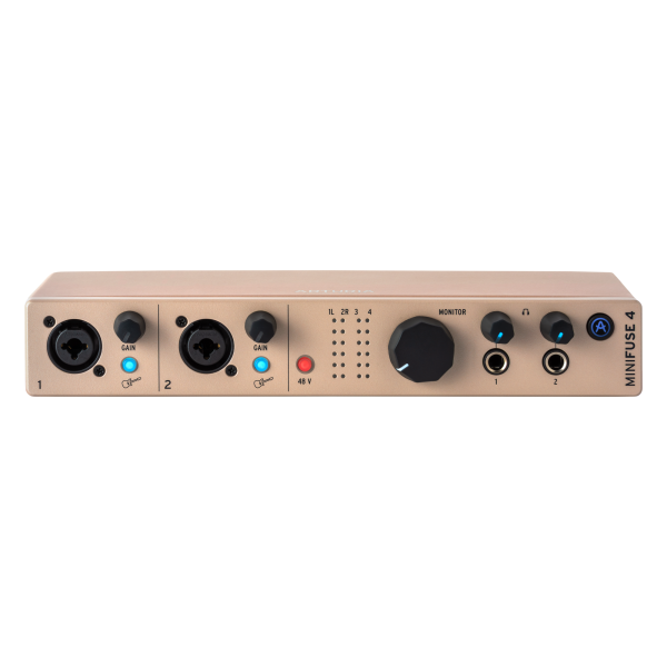 Limited-Edition MiniFuse 4 USB-C Audio Interface, Champagne