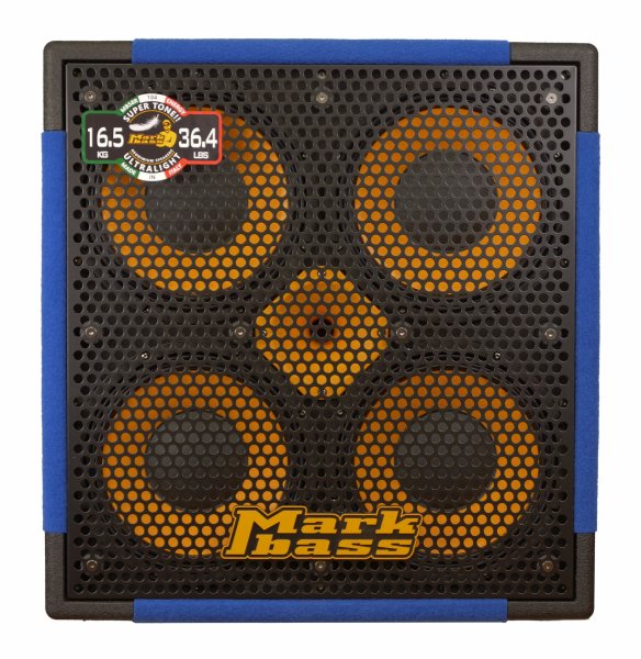 4×10” 800W 4 Ohm Neodymium Custom Bass Amp Cabinet & Horn, Blue Sky