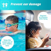 Earplugs for kids - Comfortable earplugs for water, noise, and air pressure