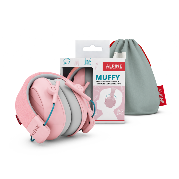 Hearing Protection Muffy Kids Earmuffs, Pink