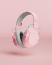 Hearing Protection Muffy Kids Earmuffs, Pink