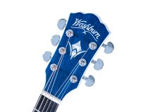 Festival EA15 Acoustic/Electric Guitar, Flame Transparent Blue