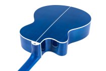 Festival EA15 Acoustic/Electric Guitar, Flame Transparent Blue