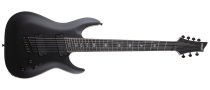 C-7 Multiscale SLS Elite Evil Twin Electric Guitar, Satin Black