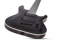 C-7 Multiscale SLS Elite Evil Twin Electric Guitar, Satin Black