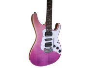 Soloist 810 Intelligent Electric Guitar with GTRS Gig Bag, Purple Burst