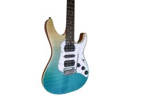 Soloist 810 Intelligent Electric Guitar with GTRS Gig Bag, Blue Burst