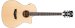 Premier Gramercy LS Acoustic-Electric Guitar, Natural