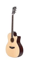 Premier Gramercy LS Acoustic-Electric Guitar, Natural