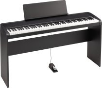 88-Key Digital Piano With Audio & MIDI USB, Black With Stand